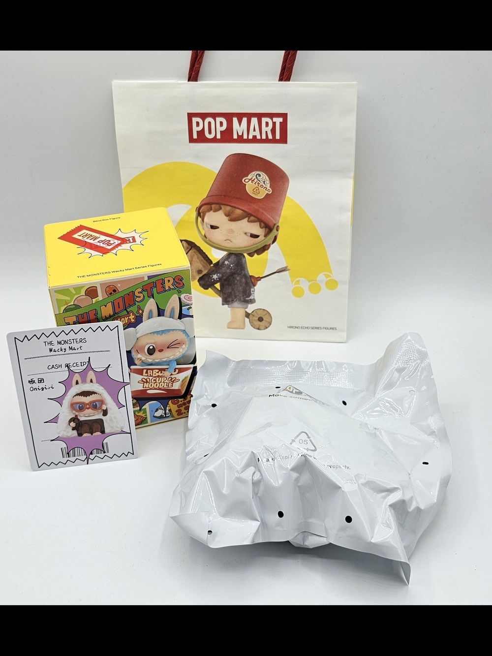 POP MART The Monsters Labubu Wacky Mart Onigiri Blind Box Sealed Bag NIB